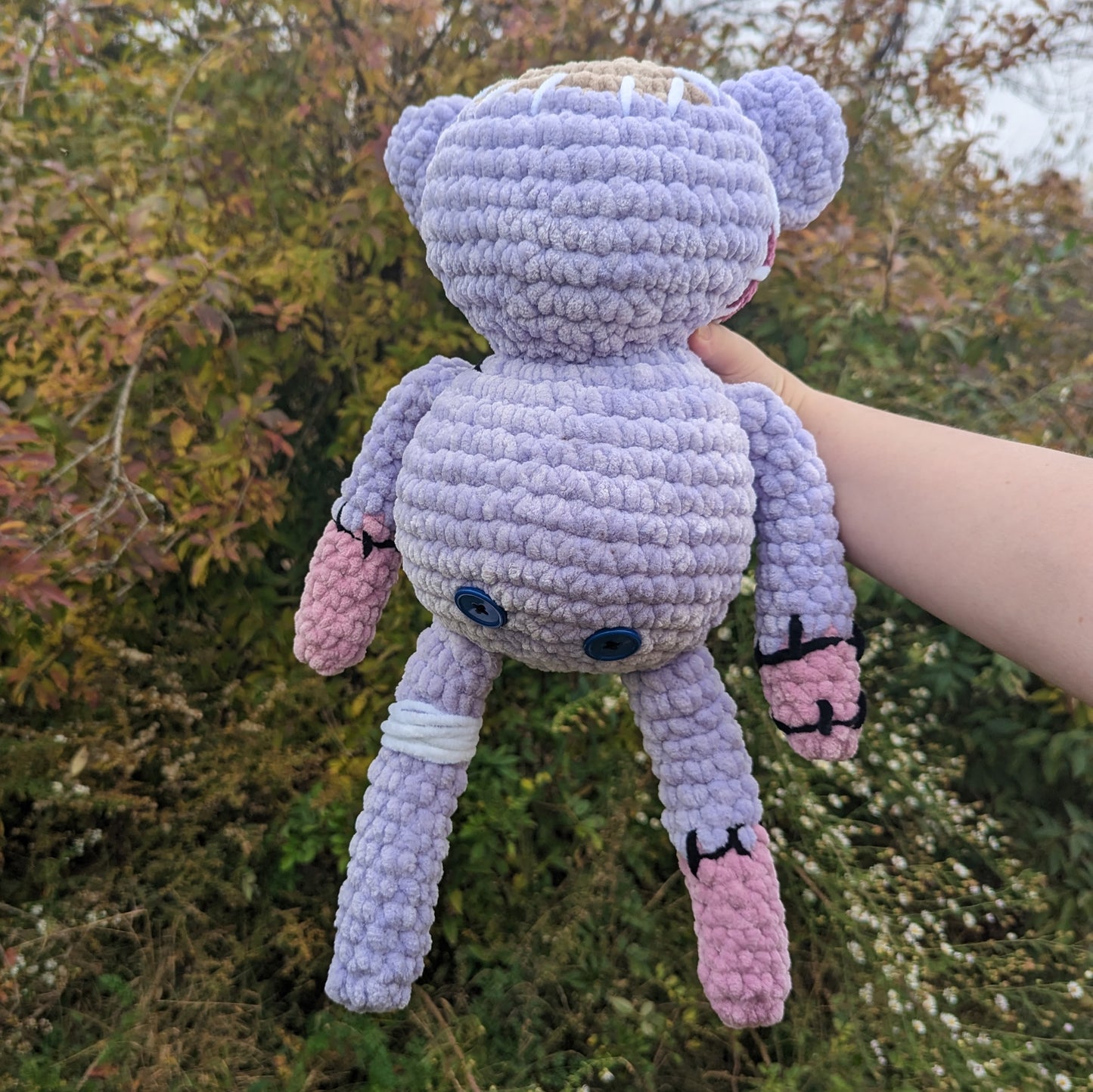 HECHO A PEDIDO Jumbo Hambo Crochet Plushie // Hambo nuevo o usado (muy querido)