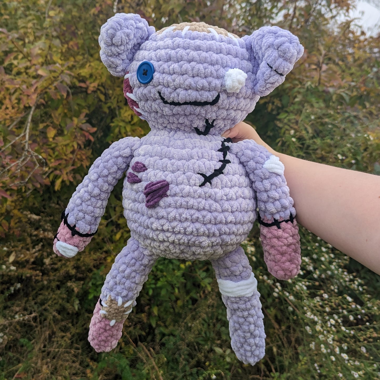 HECHO A PEDIDO Jumbo Hambo Crochet Plushie // Hambo nuevo o usado (muy querido)