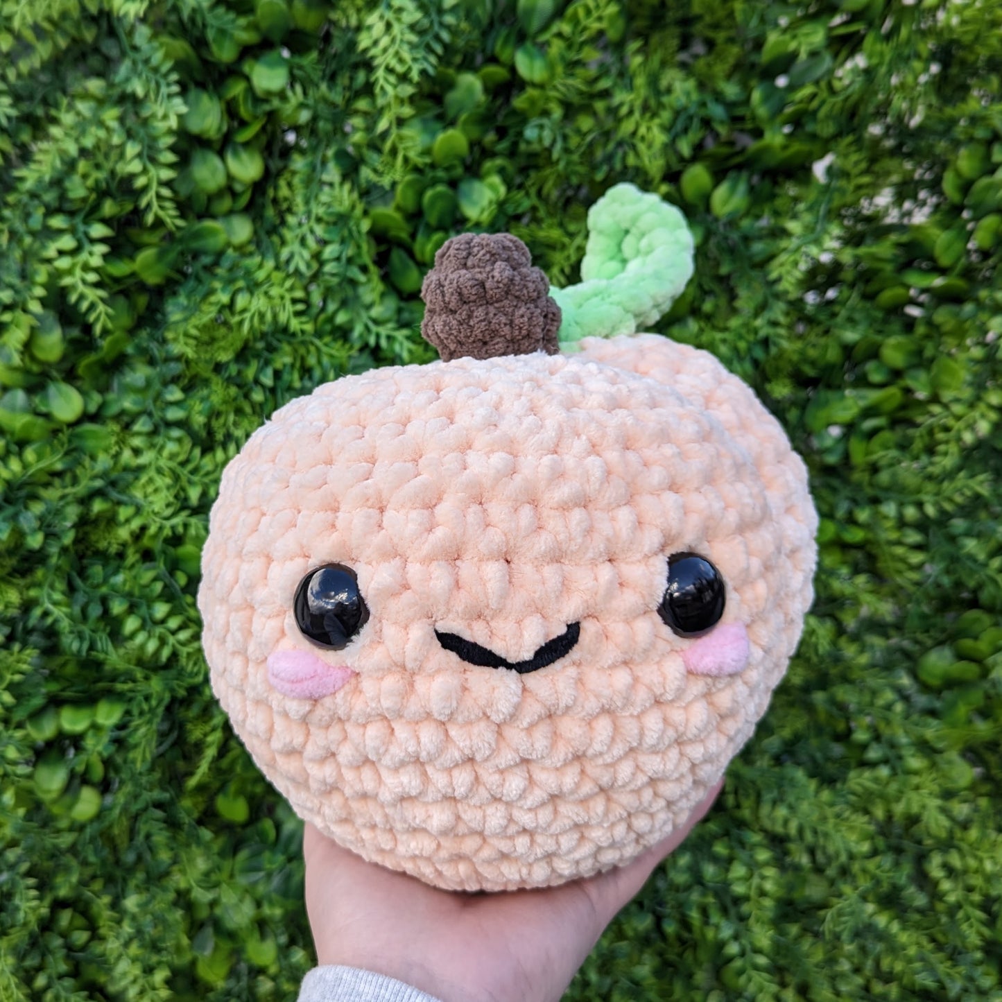 Jumbo Peach Crochet Pattern // NOT PHYSICAL ITEM