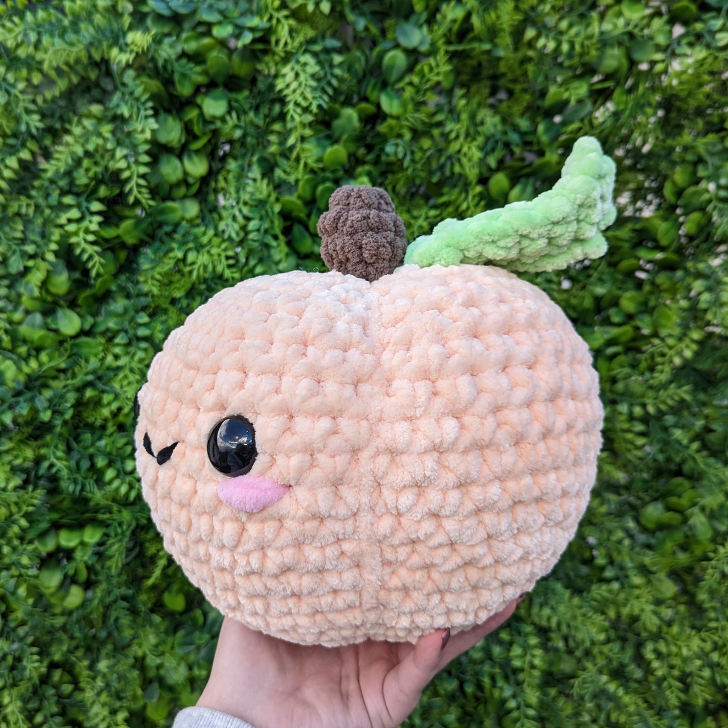 Jumbo Peach Crochet Pattern // NOT PHYSICAL ITEM