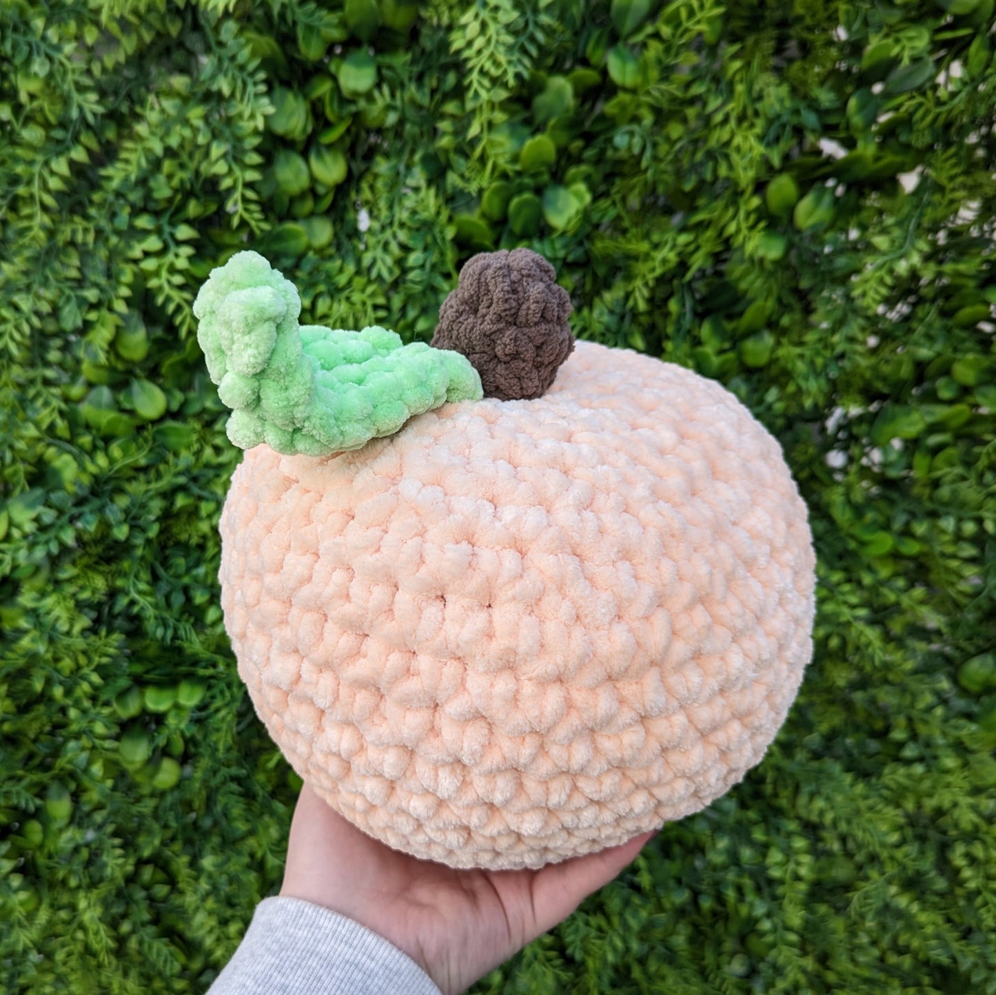 Jumbo Peach Crochet Pattern // NOT PHYSICAL ITEM