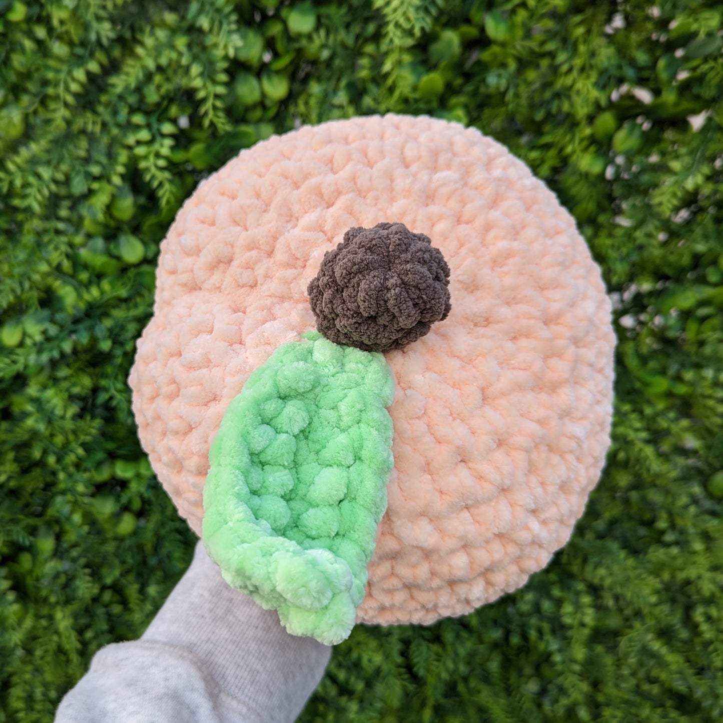 Jumbo Peach Crochet Pattern // NOT PHYSICAL ITEM