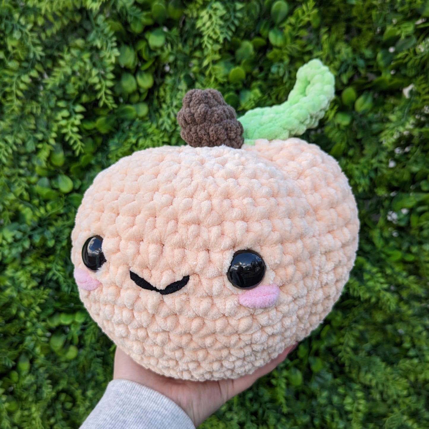 Jumbo Peach Crochet Pattern // NOT PHYSICAL ITEM