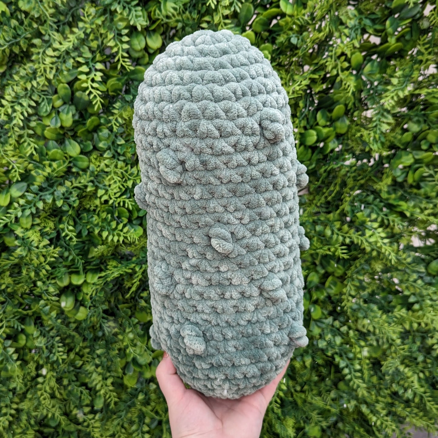 Jumbo Pickle Crochet Plushie