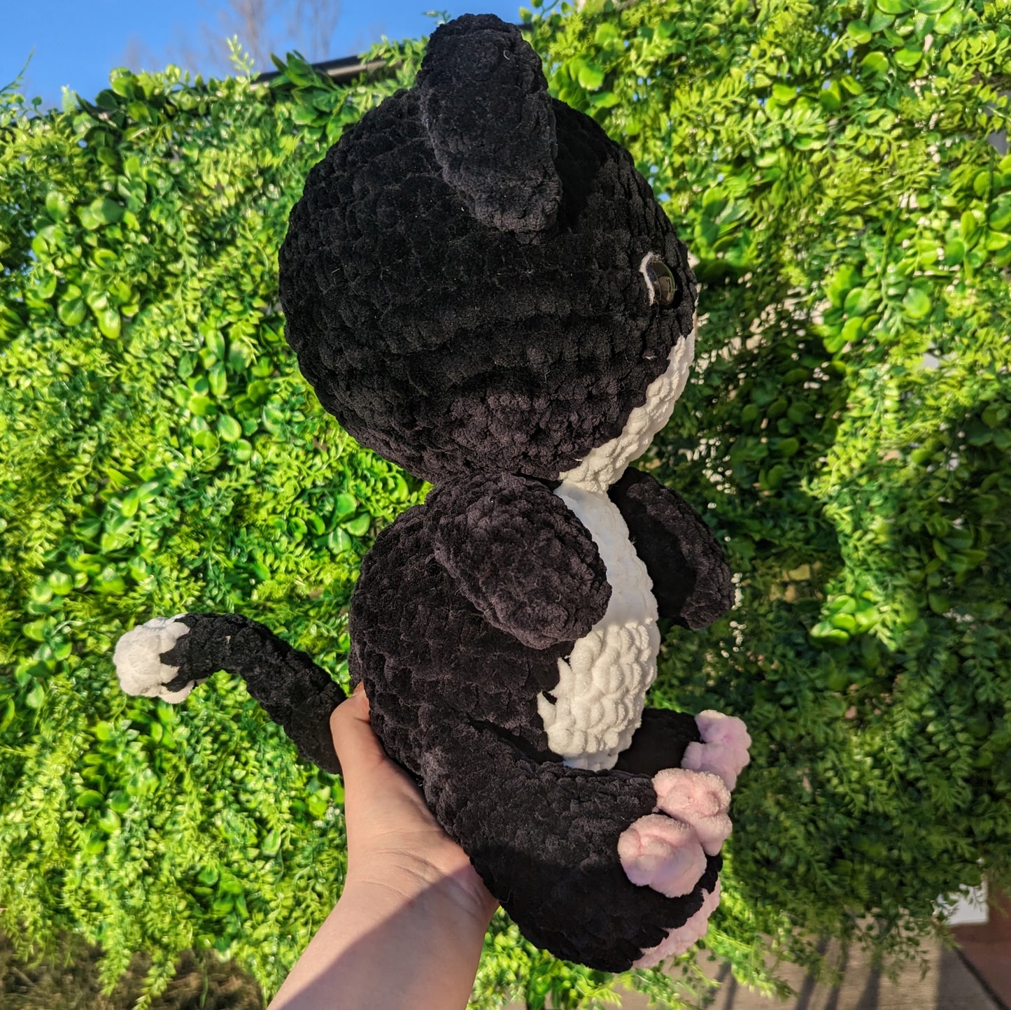 Tuxedo Black and White Cat Crochet Pattern // NOT A PHYSICAL ITEM
