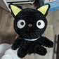 MADE TO ORDER Jumbo Kawaii Japanese Black Kitty Cat Crochet Plushie