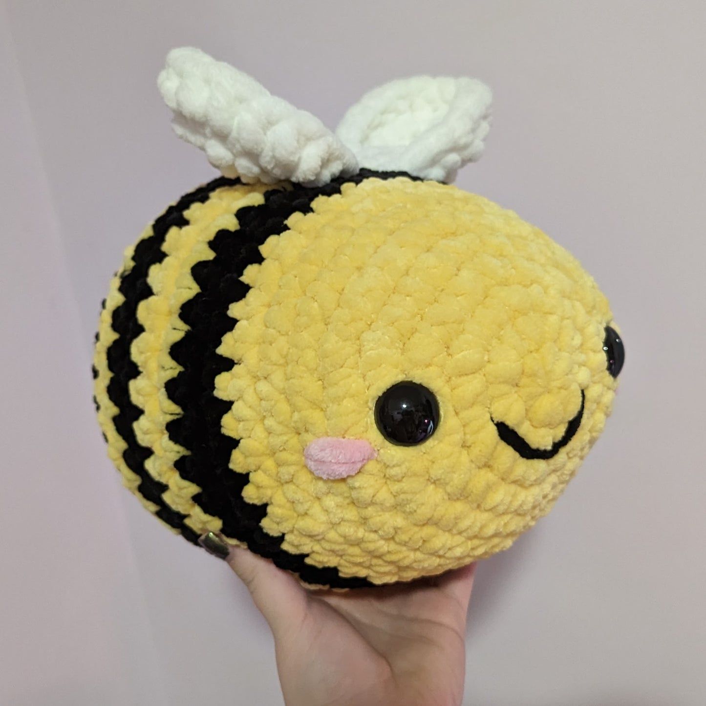 MADE TO ORDER Jumbo Classic Bee Crochet Plushie