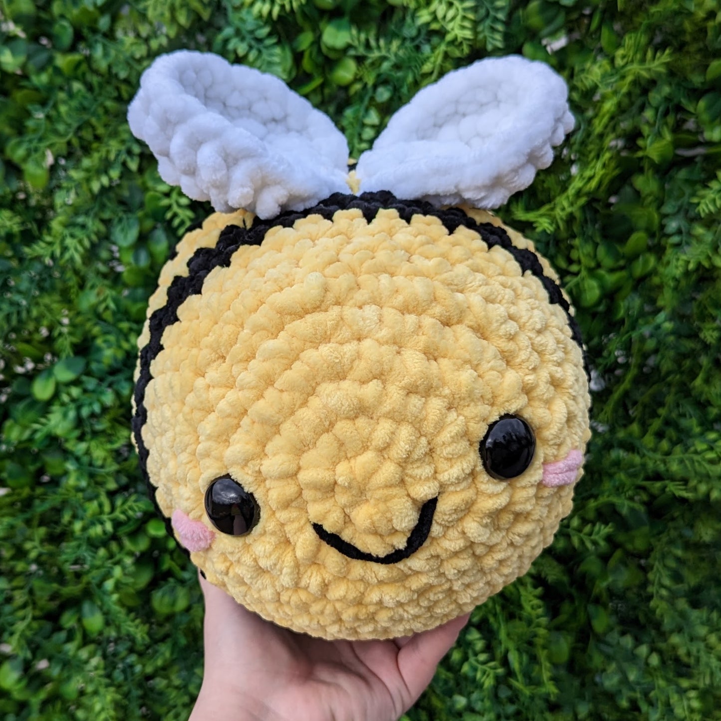 MADE TO ORDER Jumbo Classic Bee Crochet Plushie