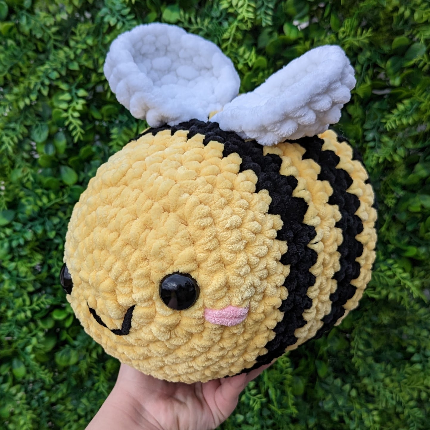 MADE TO ORDER Jumbo Classic Bee Crochet Plushie