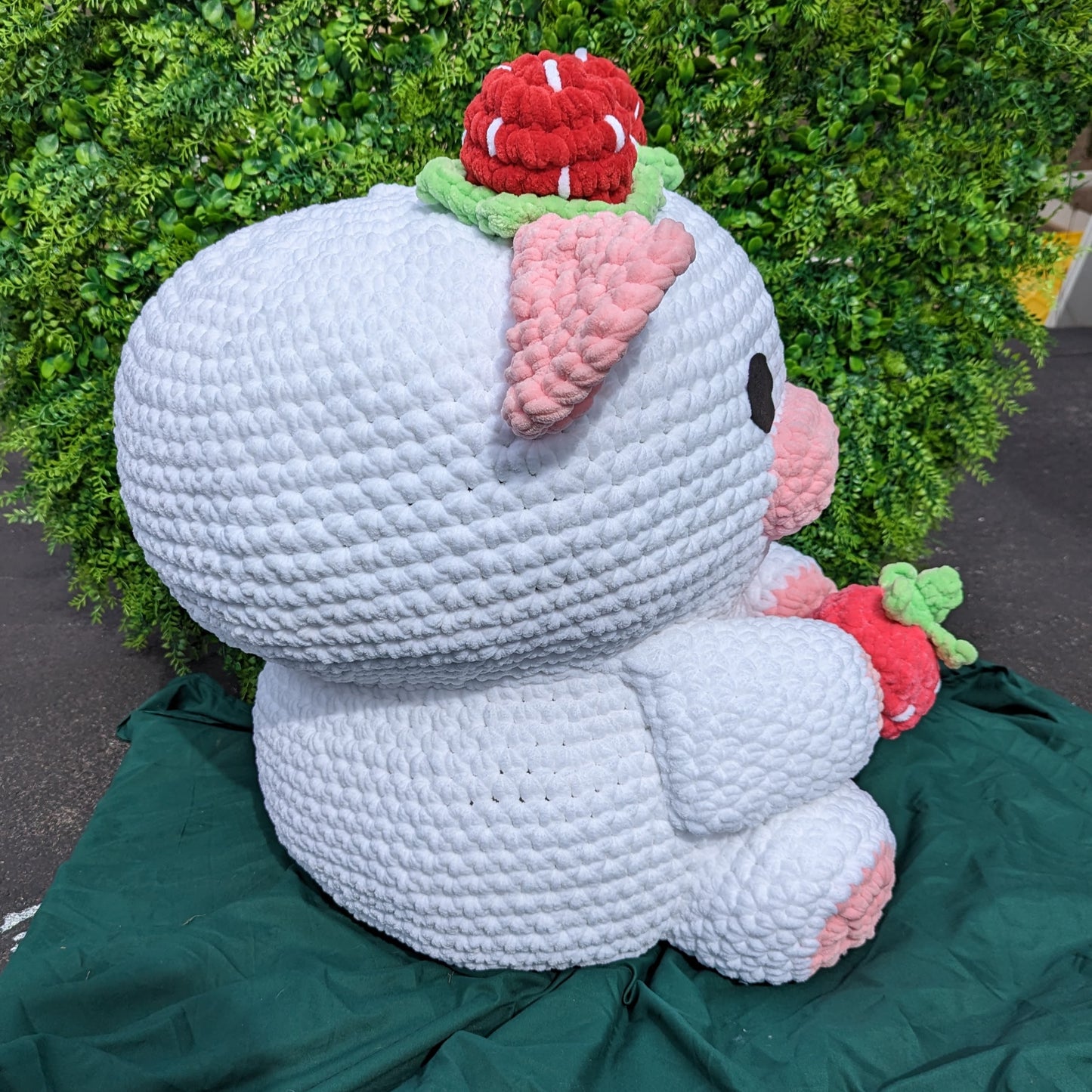 Giant Strawberry Cow Crochet Pattern // NOT A PHYSICAL ITEM