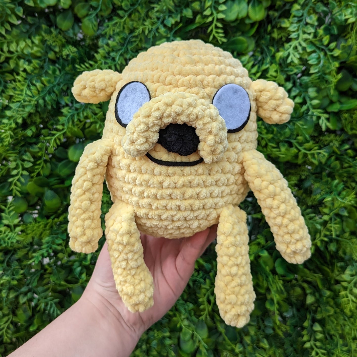 HECHO A PEDIDO Jumbo Jake el Perro Crochet Plushie