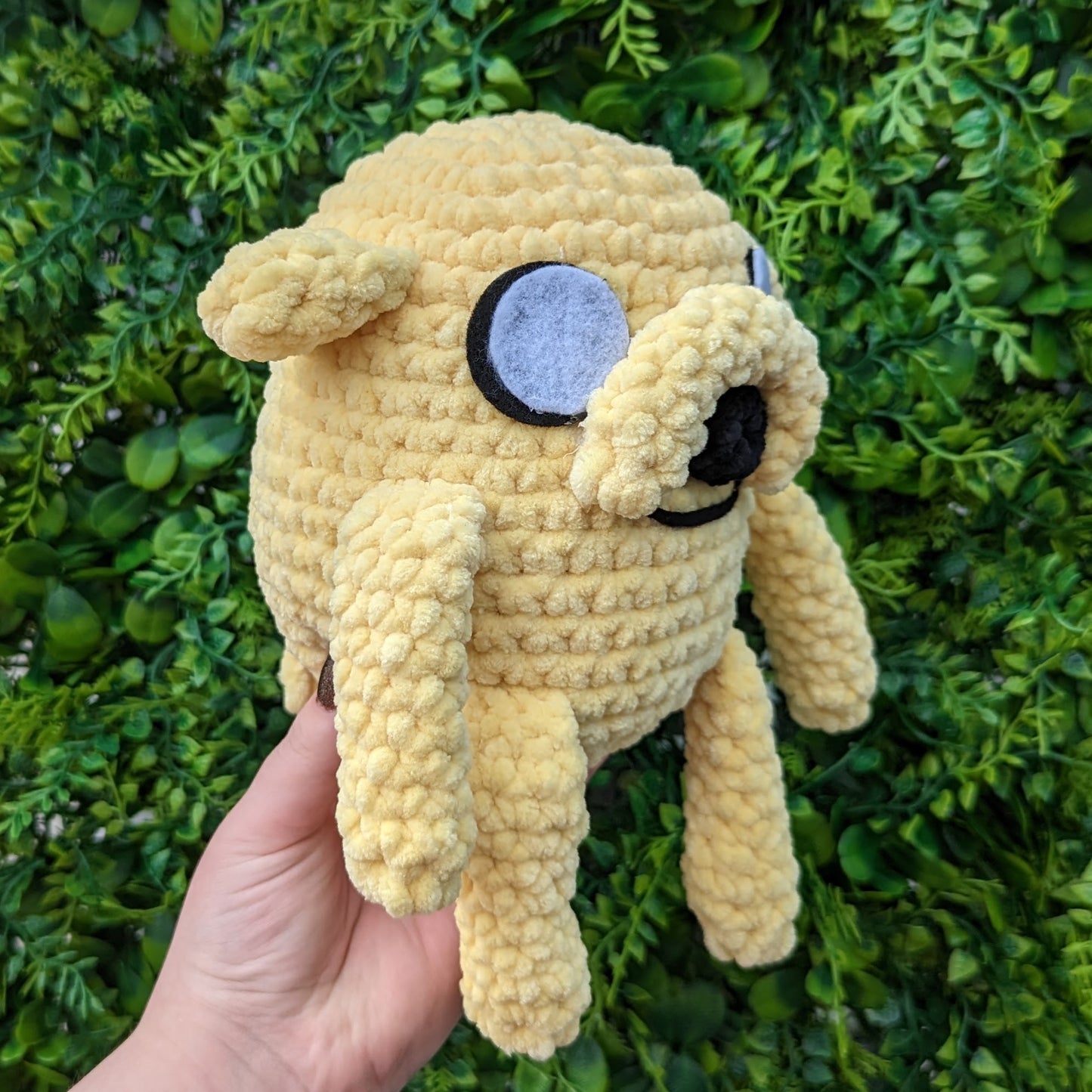 HECHO A PEDIDO Jumbo Jake el Perro Crochet Plushie