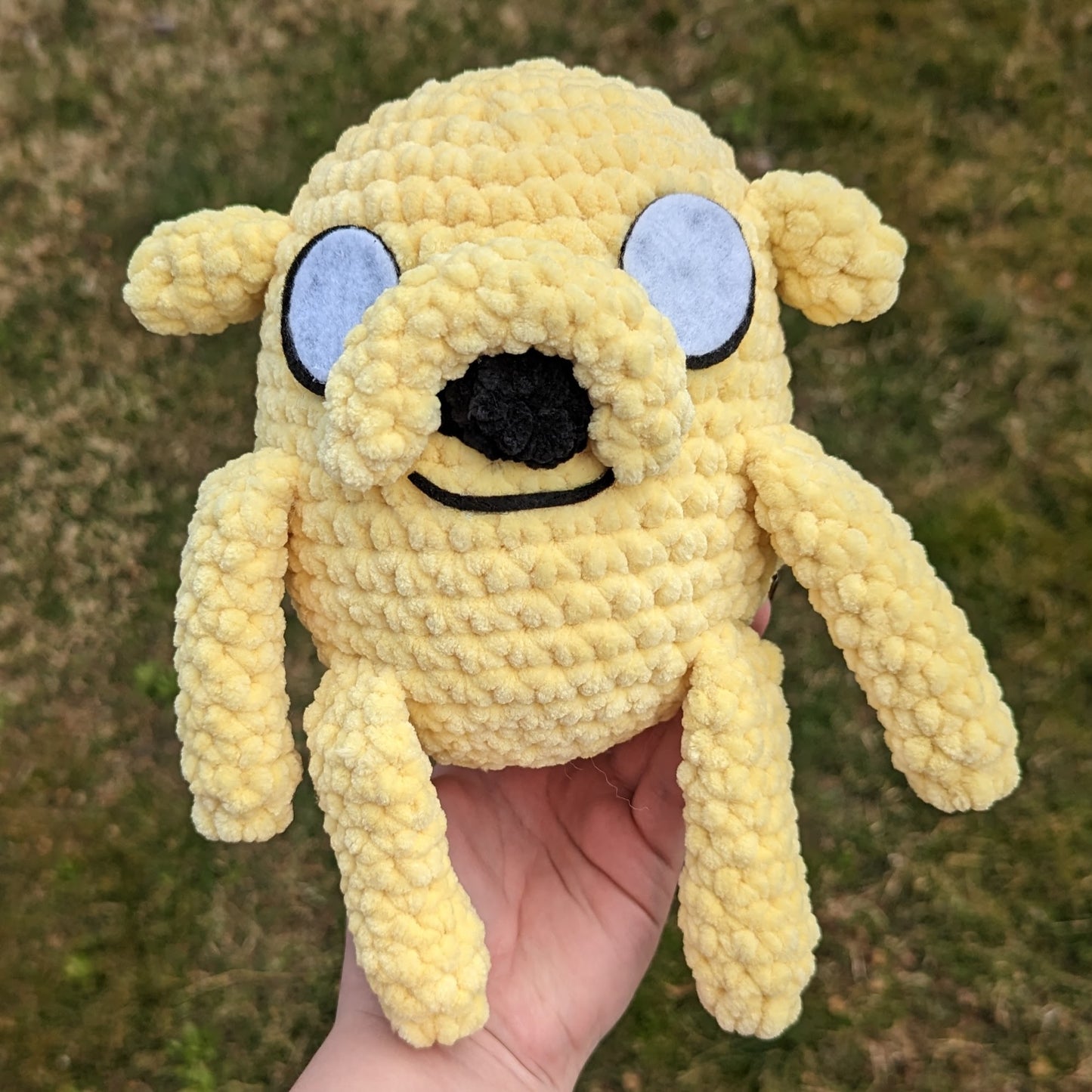 HECHO A PEDIDO Jumbo Jake el Perro Crochet Plushie