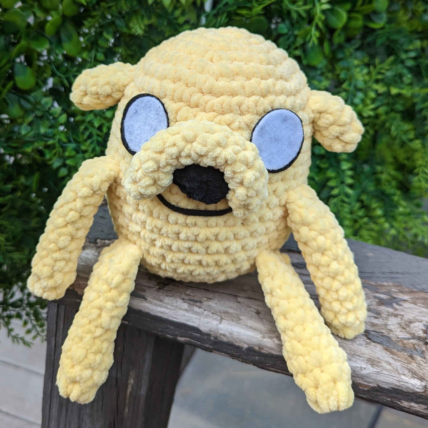 HECHO A PEDIDO Jumbo Jake el Perro Crochet Plushie