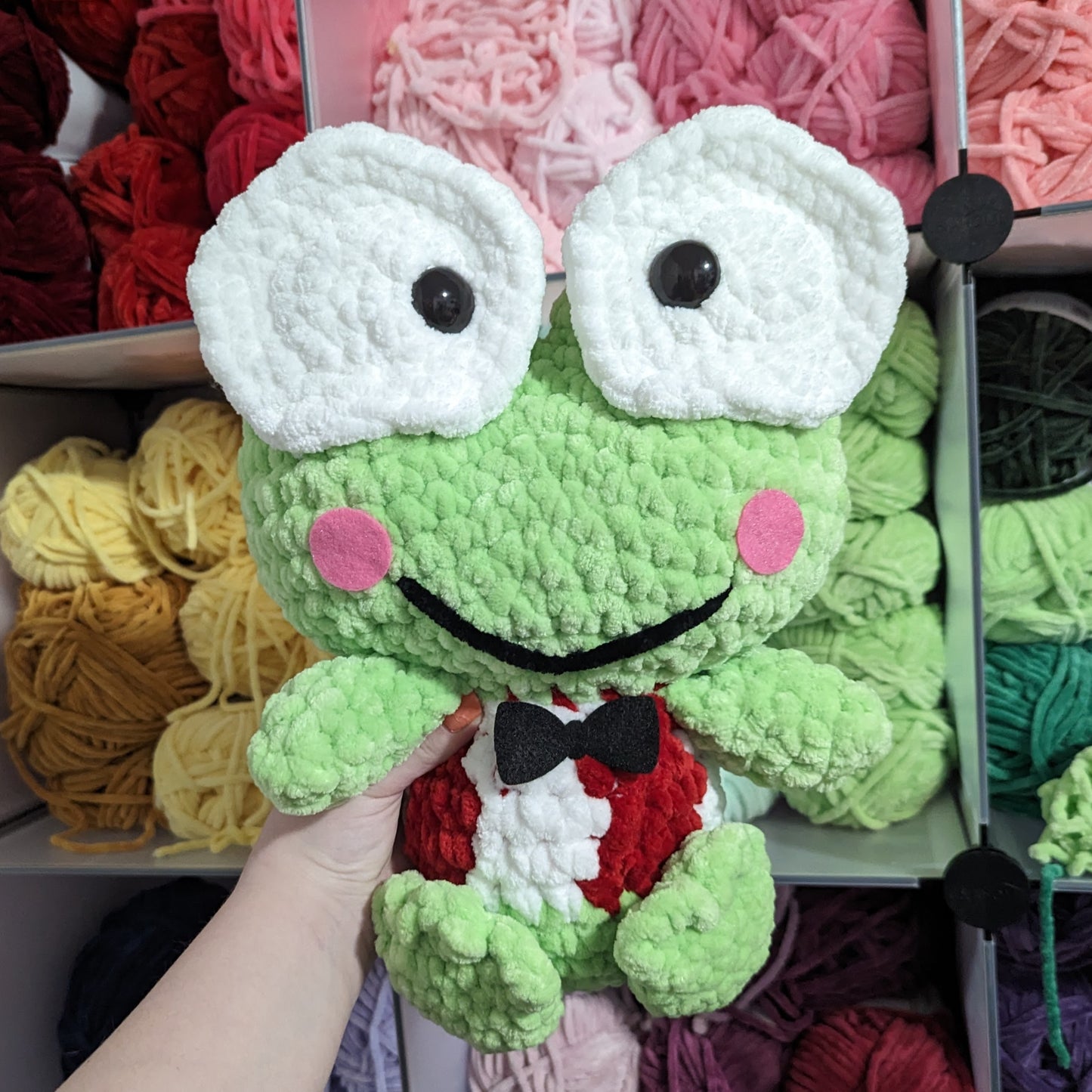 Kawaii Japanese Frog Crochet Pattern // NOT A PHYSICAL ITEM