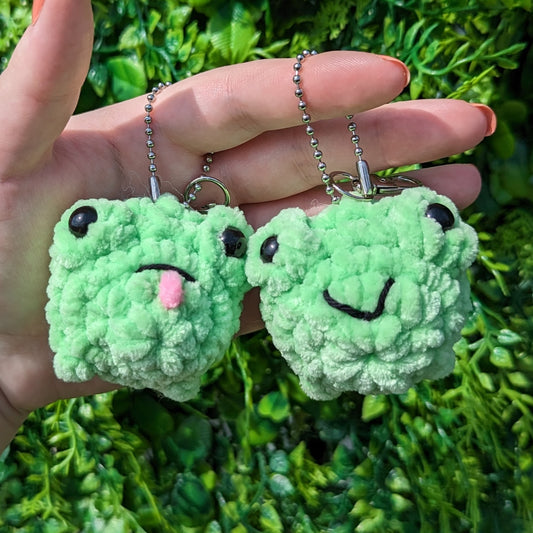 Pocket Frog Crochet Plush Keychain [Archived]