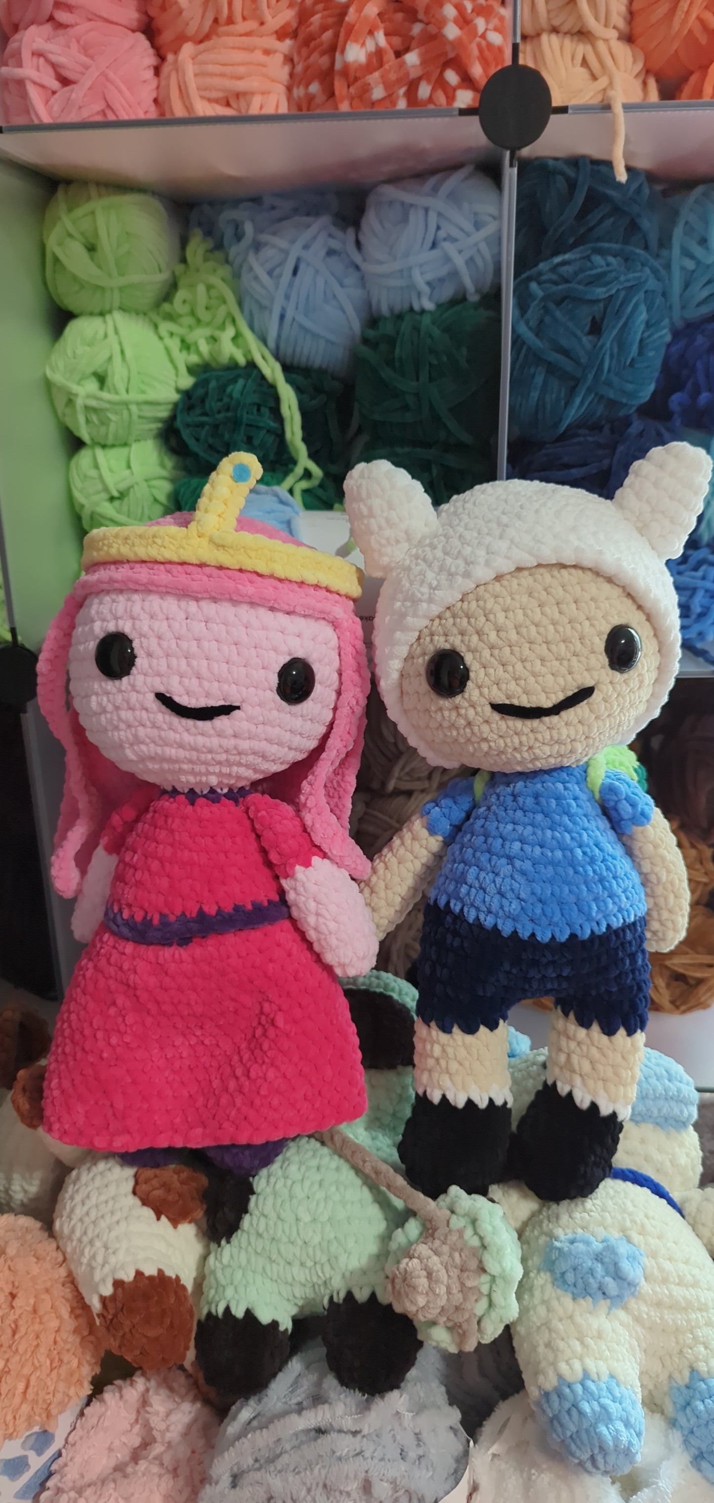 HECHO A PEDIDO Jumbo Princess Bubblegum también conocido como Bonnie Crochet Plushie