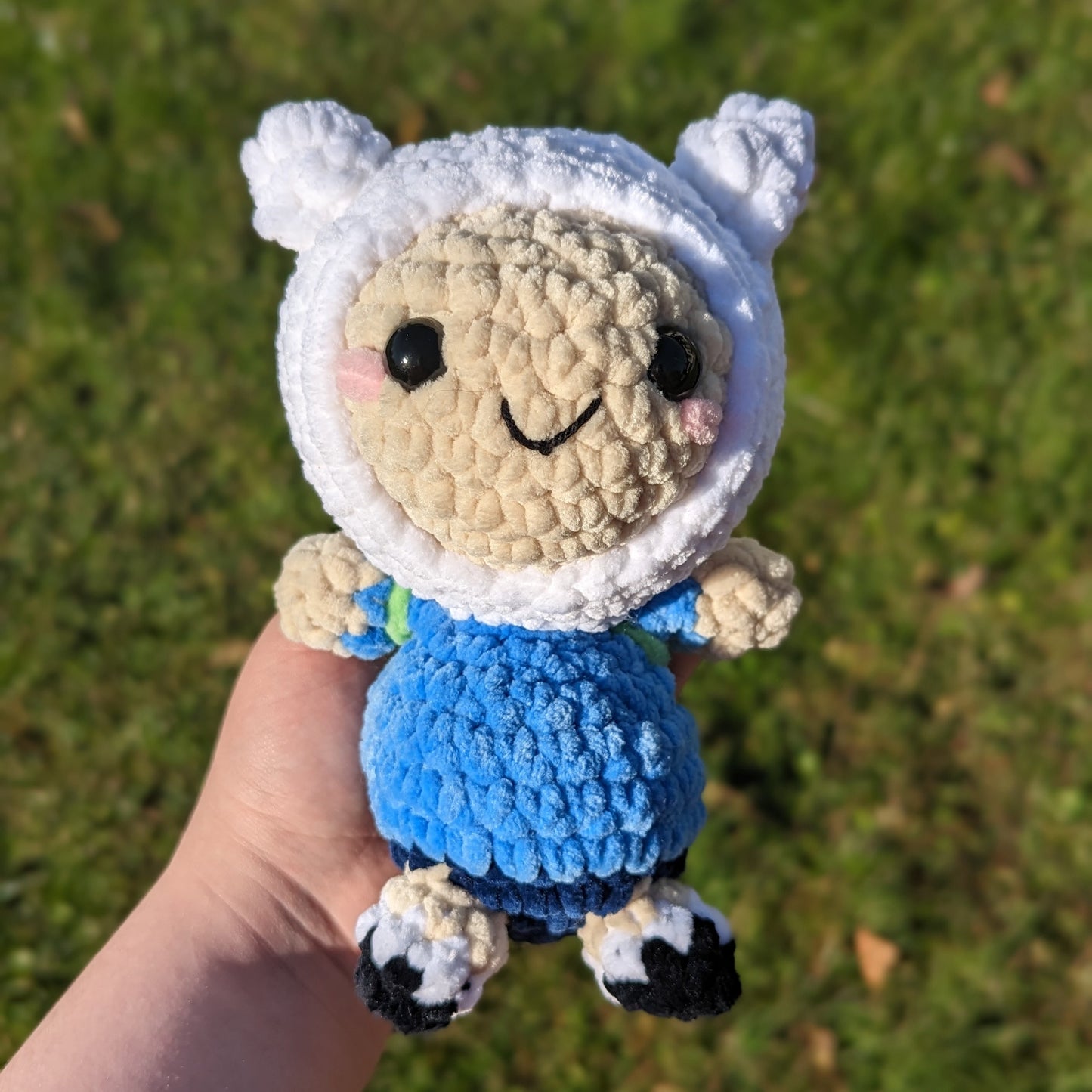 Patrón de ganchillo 3 en 1 Finn the Human Chibi Style // NO ES UN ARTÍCULO FÍSICO