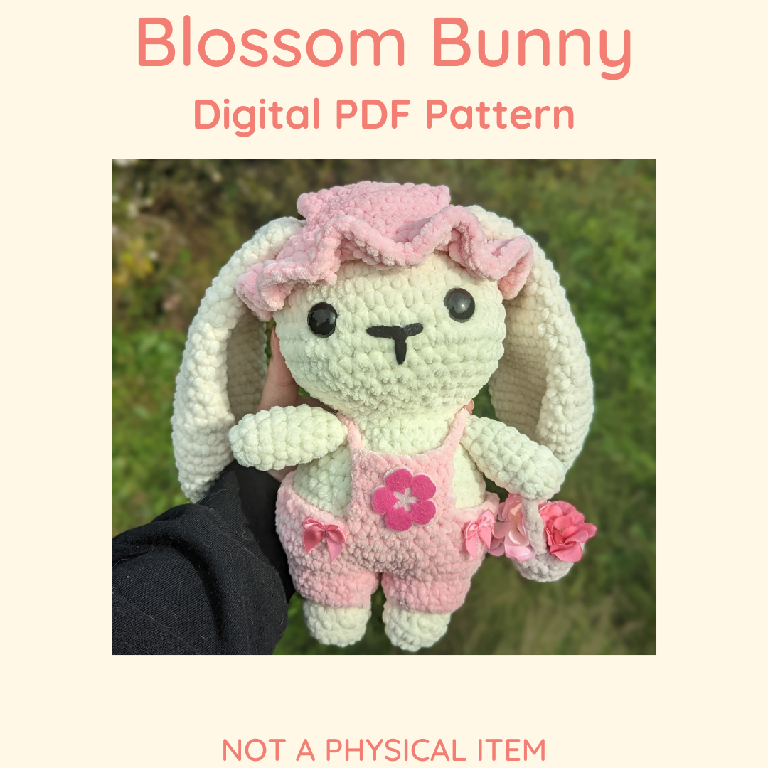 Blossom Bunny in Overalls Crochet Pattern // NOT PHYSICAL ITEM – Delarae's  Creations