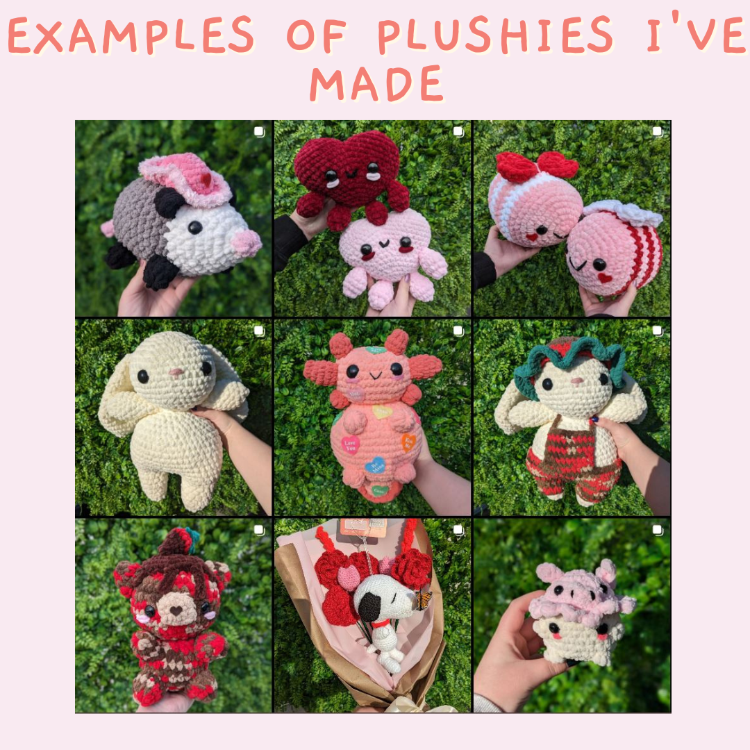 Knitted plushies top