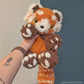 MADE TO ORDER Jumbo Fluffy Red Panda Snuggler Crochet Plushie