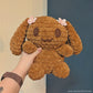MADE TO ORDER Jumbo Kawaii Japanese Brown Puppy Dog Bunny Crochet Plushie