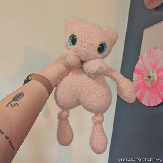 Jumbo Fuzzy Legendary Space Cat Snuggler Crochet Plushie