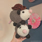 Cowboy or Plain Opossum Crochet Plushie