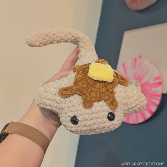 HECHO A PEDIDO Sea Pancake Stingray Crochet Plushie
