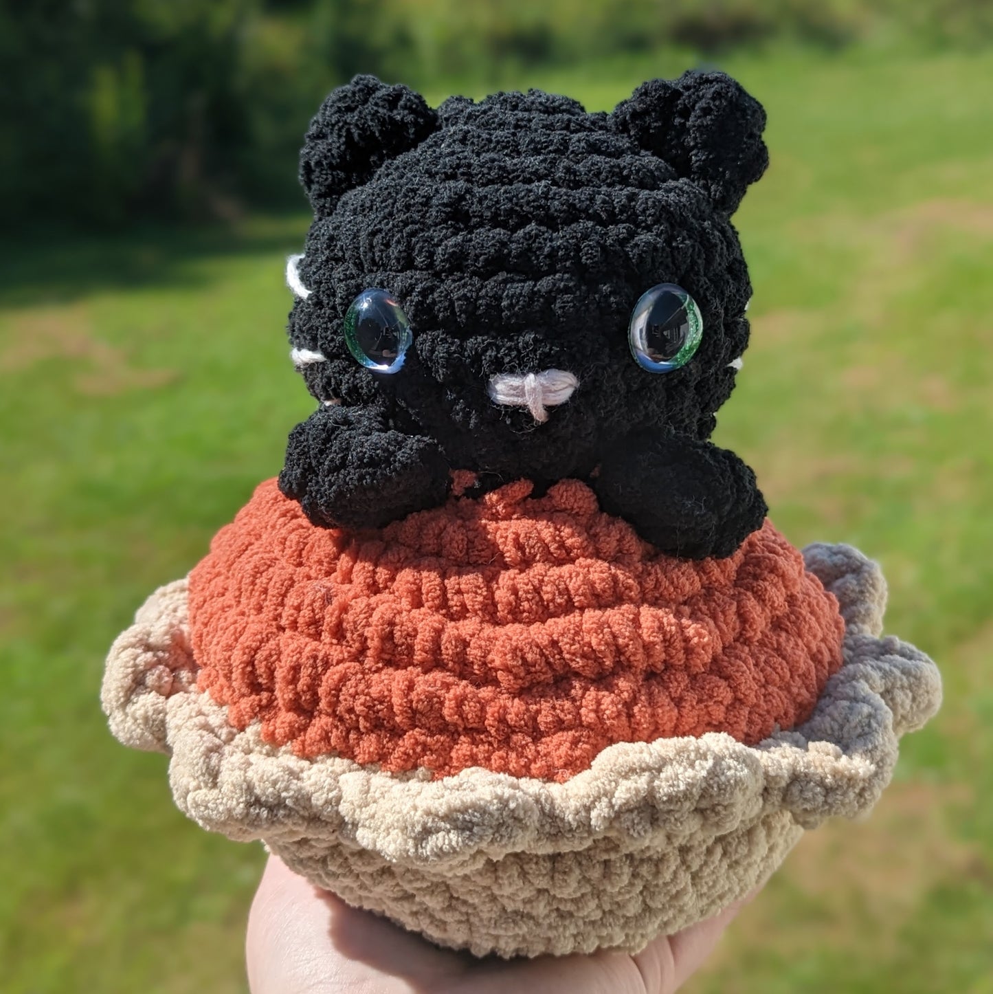 PumKitty Pie Pumpkin Kitty Cat Crochet Plushie [Archived]