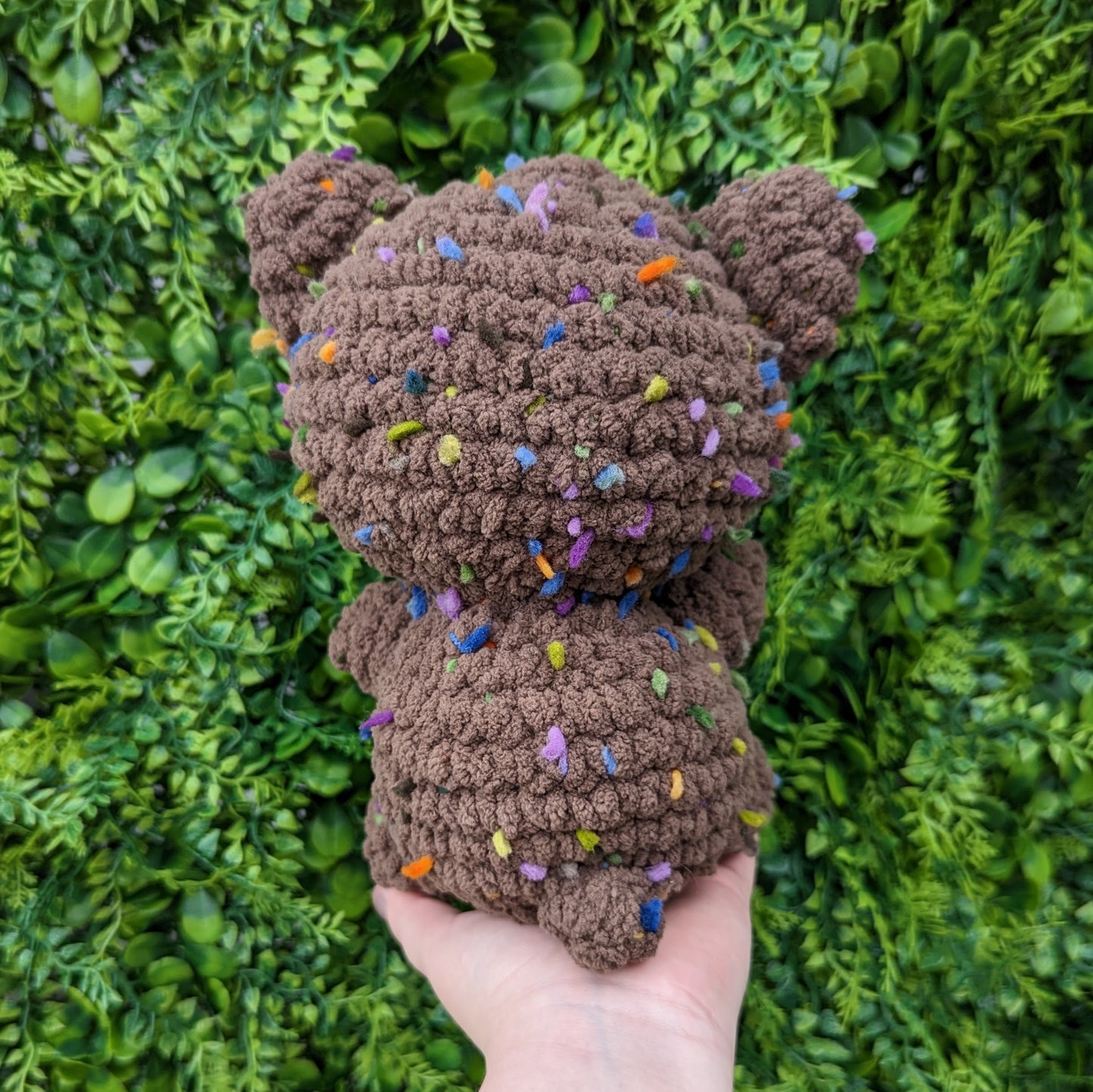 HECHO A PEDIDO Confetti Teddy Bear Crochet Plushie