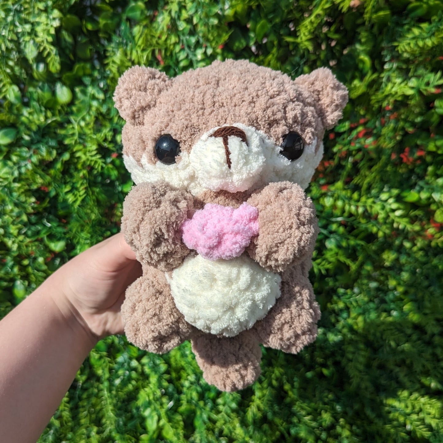 Fuzzy Baby Sea Otter Holding Sea Shell or Star Crochet Plushie [Archived]