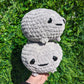 Jumbo Sad Grumpy Rain Frog Crochet Plushie