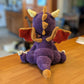CUSTOM ORDER Jumbo Purple Video Game Dragon Crochet Plushie [Archived]