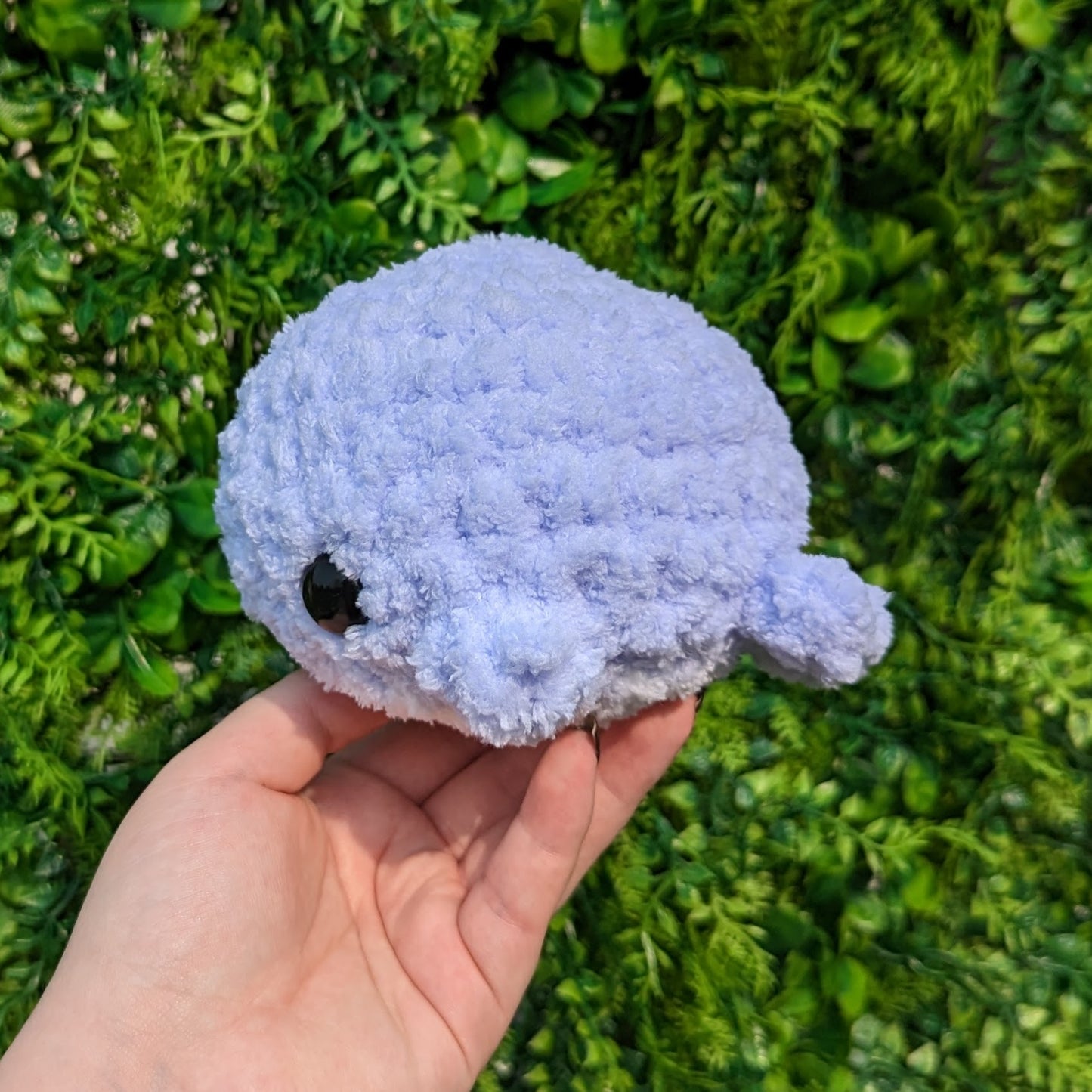 Jumbo Fuzzy Pastel Lavender Whale [Archived]
