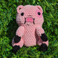 Jumbo Waddles the Pig Crochet Plushie