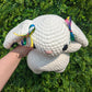 Jumbo Rainbow Bunny Crochet Plushie [Archived]