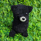 CUSTOM ORDER Jumbo Fluffy Black Pomeranian Dog Crochet Plushie [Archived]