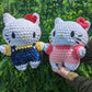 Jumbo Kawaii Japanese Kitty Cat in Pink Outfit Crochet Plushie [Archived]