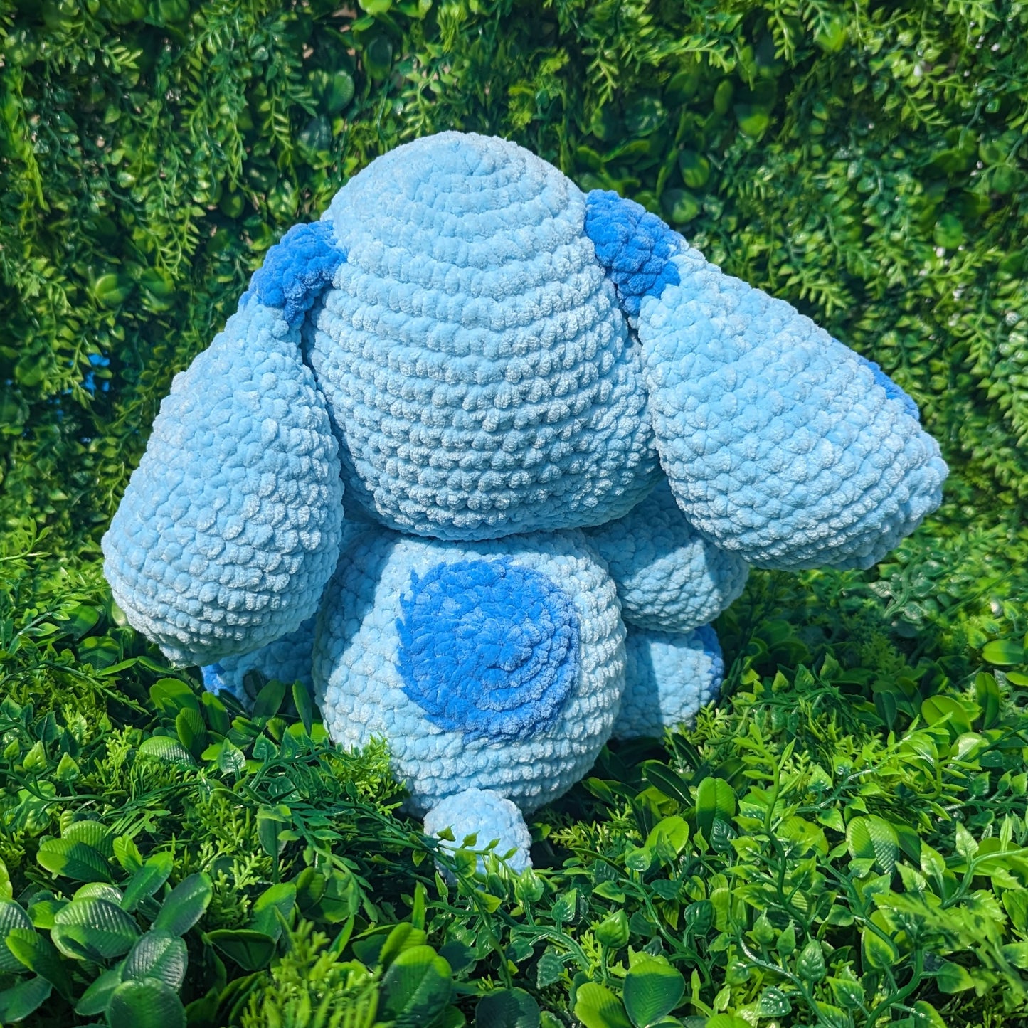 PEDIDO PERSONALIZADO Jumbo Blue Dog Crochet Plushie [Archivado]
