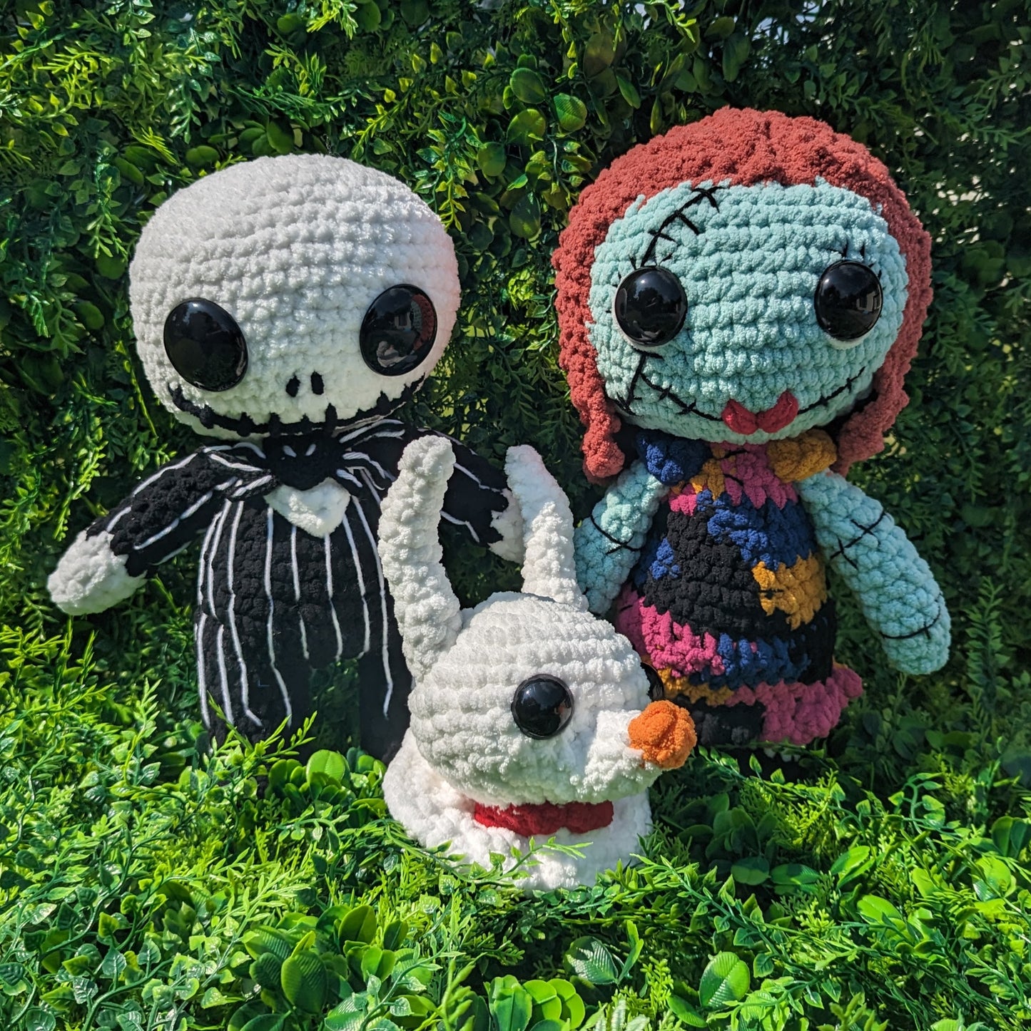 Jumbo Jack & Sally Halloween Couple Crochet Plushie [Archived]