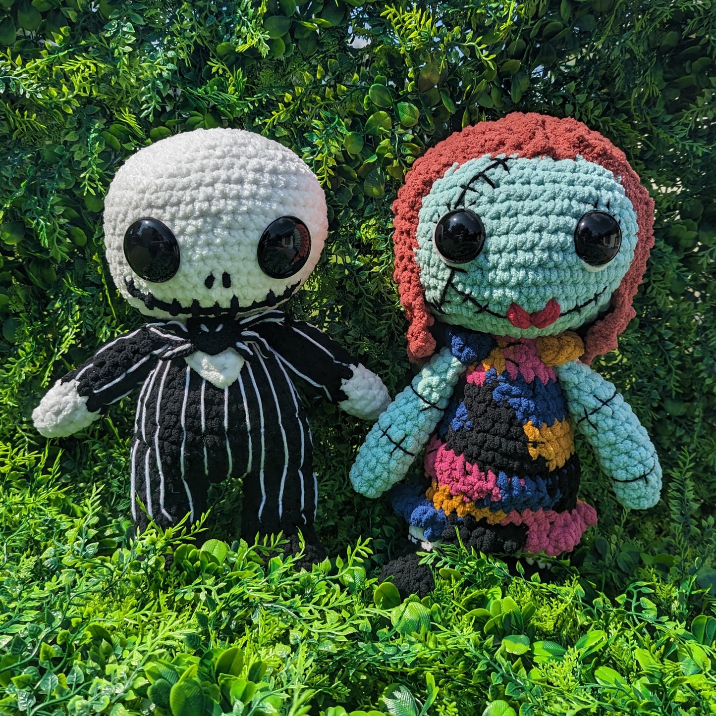 Jumbo Jack & Sally Halloween Couple Crochet Plushie [Archived]