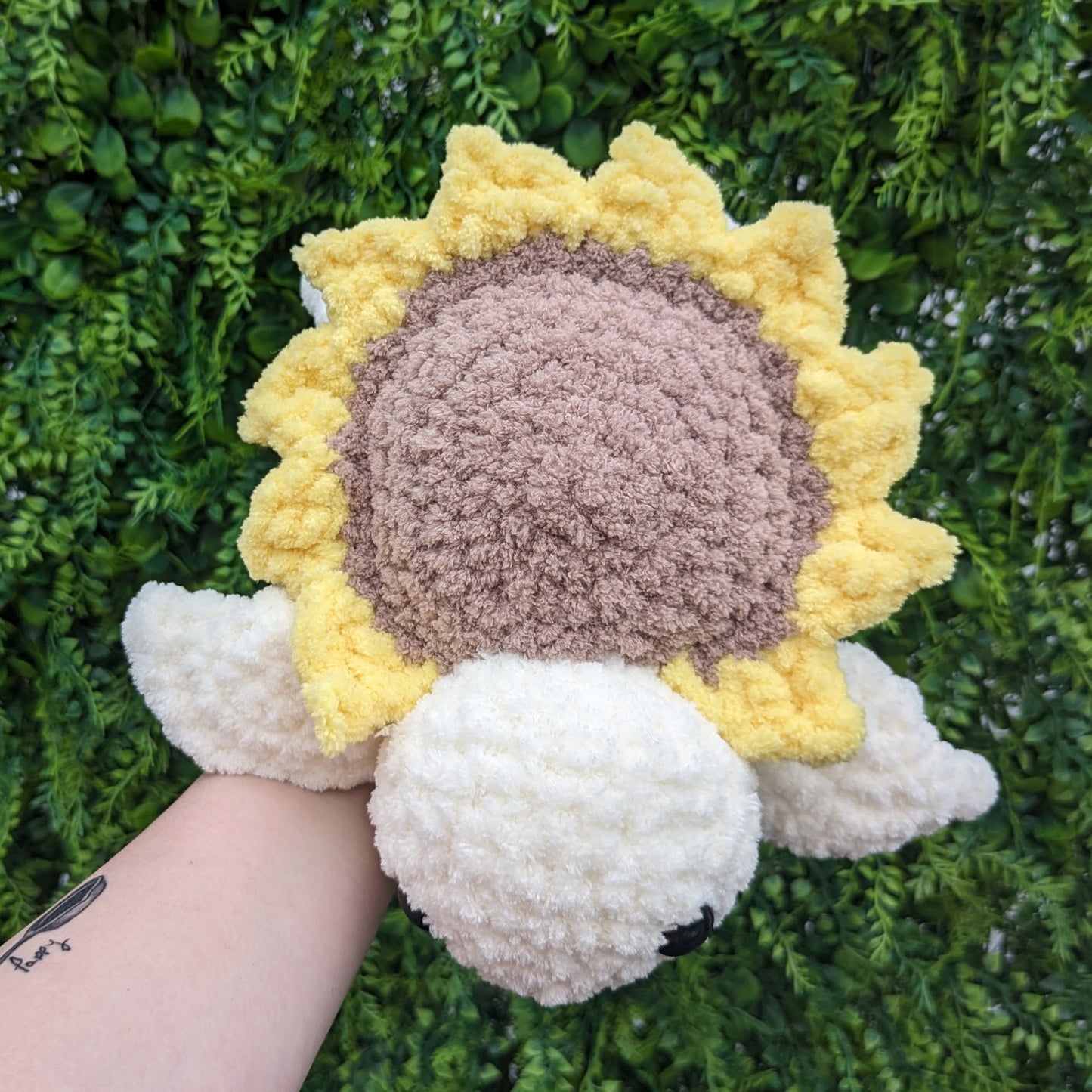 Jumbo Fuzzy Sunflower Turtle