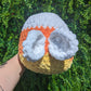 Jumbo 'CanBee Corn' Candy Corn Bee Crochet Plushie