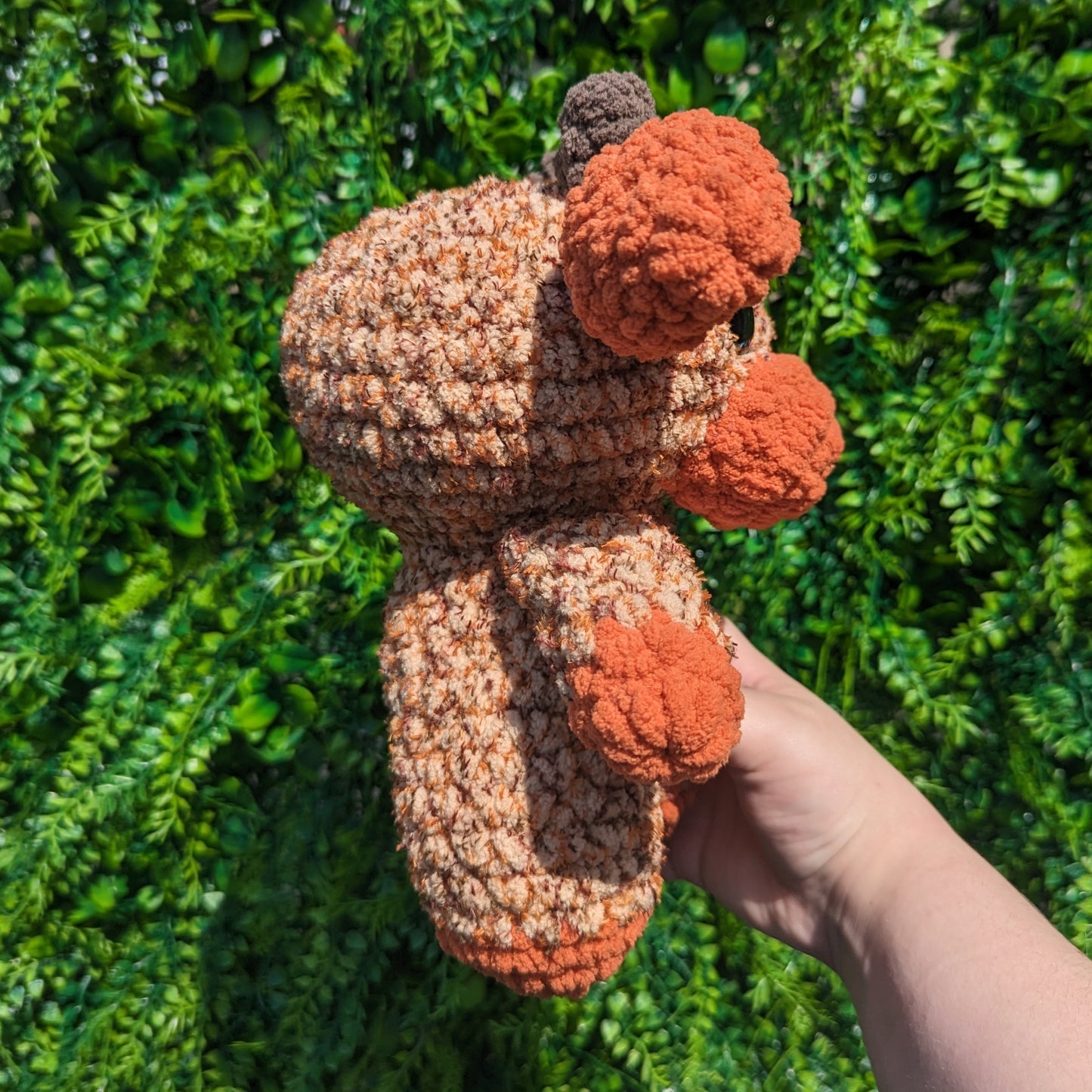 Cinnamon Spice Cow Crochet Plushie