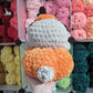Jumbo Pug in a Pumpkin Crochet Plushie