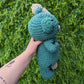 Peluche gigante de crochet de conejito o oso de dos cabezas gris y verde [Archivado]