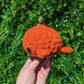 Fuzzy Pumpkin Sprout Baby Whale Crochet Plushie [Archived]