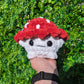 Jumbo Chunky Mushroom Crochet Plushie