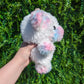 Fluffy Cotton Candy Cow Crochet Plushie